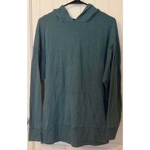 Beyond Yoga 2 Piece Set Go Getter Hoodie/Cozy Weekend Joggers Rainforest Blue S - Picture 2 of 6